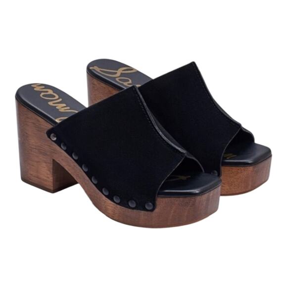 Sam Edelman Women's Josselyn Blank Suede Leather Platform Sandals Size 11 New - Picture 12 of 12